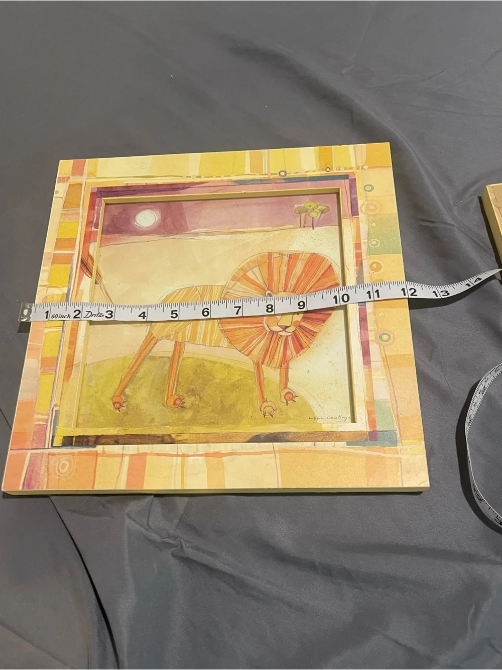 Z Gallerie Yellow Orange Pink Framed Nursery Animal Prints (Set of 2)